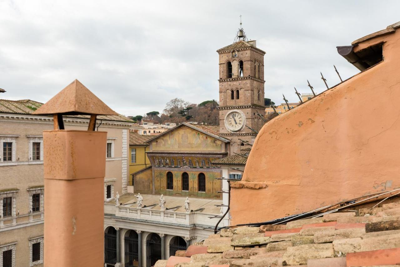 Amazing Penthouse With Private Terrace In Trastevere Roma Ngoại thất bức ảnh