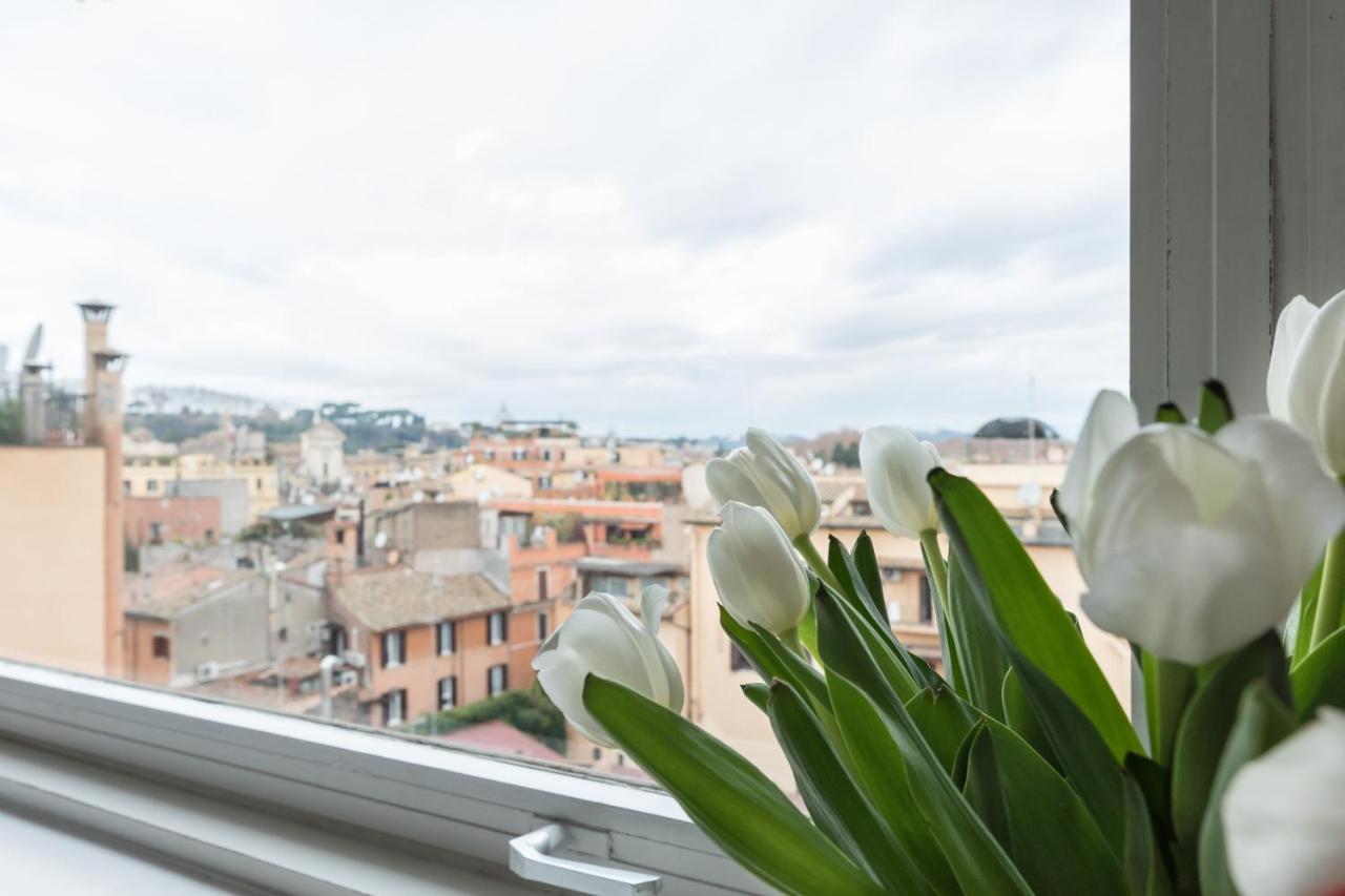 Amazing Penthouse With Private Terrace In Trastevere Roma Ngoại thất bức ảnh