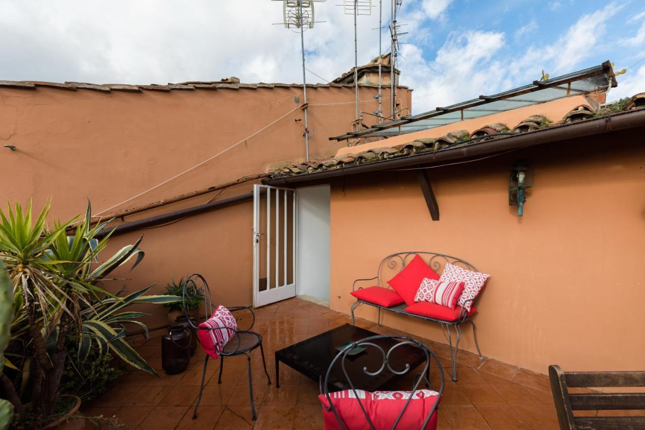 Amazing Penthouse With Private Terrace In Trastevere Roma Ngoại thất bức ảnh